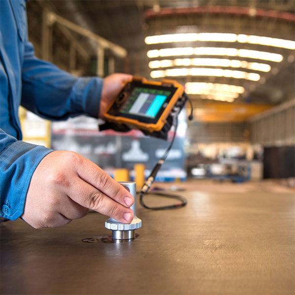 Ultrasonic flaw detection of Incoloy 825 Pipe Fittings